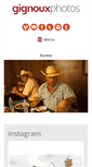 Mobile Screenshot of gignouxphotos.com